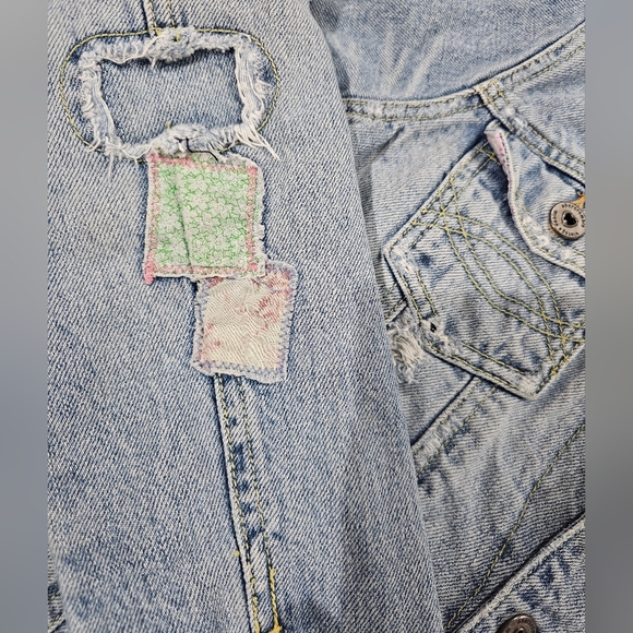 Abercrombie Vintage Denim Girls Jacket size Large - Picture 6 of 12